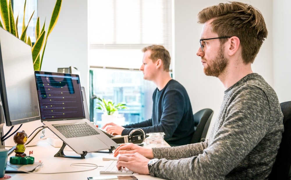 Team reviewing SEO performance